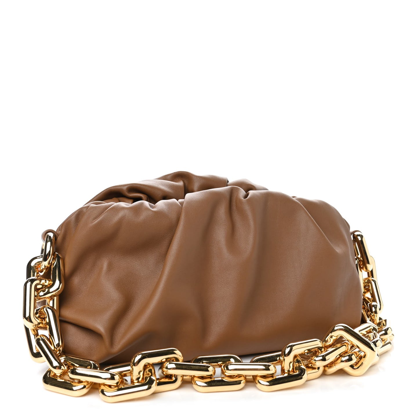 Calfskin The Pouch Chain Cammello