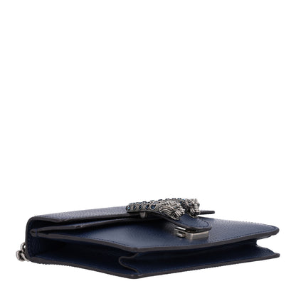 Gucci Dollar Calfskin Crystal Mini Dionysus Shoulder Bag Blue Agata Montana Sapphire 4 of 10