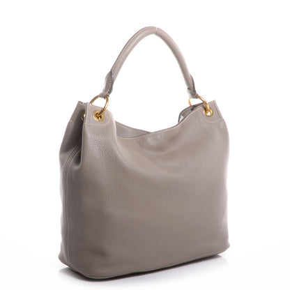 Prada Vitello Daino Hobo Argilla 4 of 10