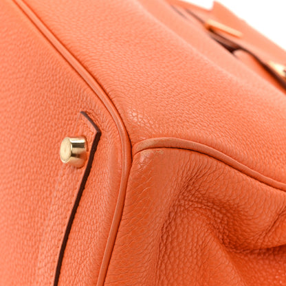 Hermes Togo Birkin 30 Orange 17 of 19