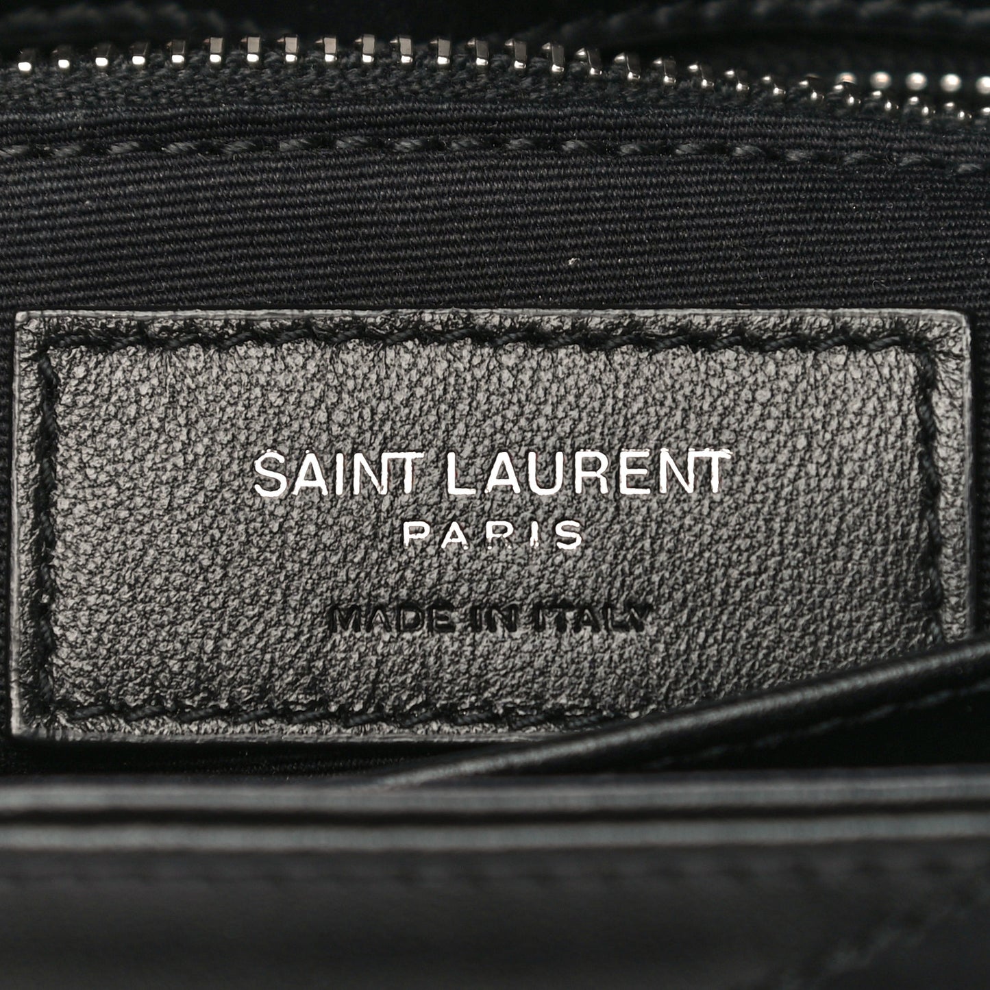 Calfskin Y Quilted Monogram Toy Loulou Crossbody Bag Black