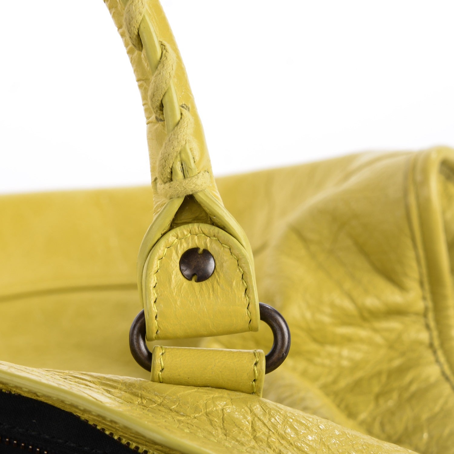 Balenciaga Agneau Classic Hardware City Jaune Poussin 13 of 13