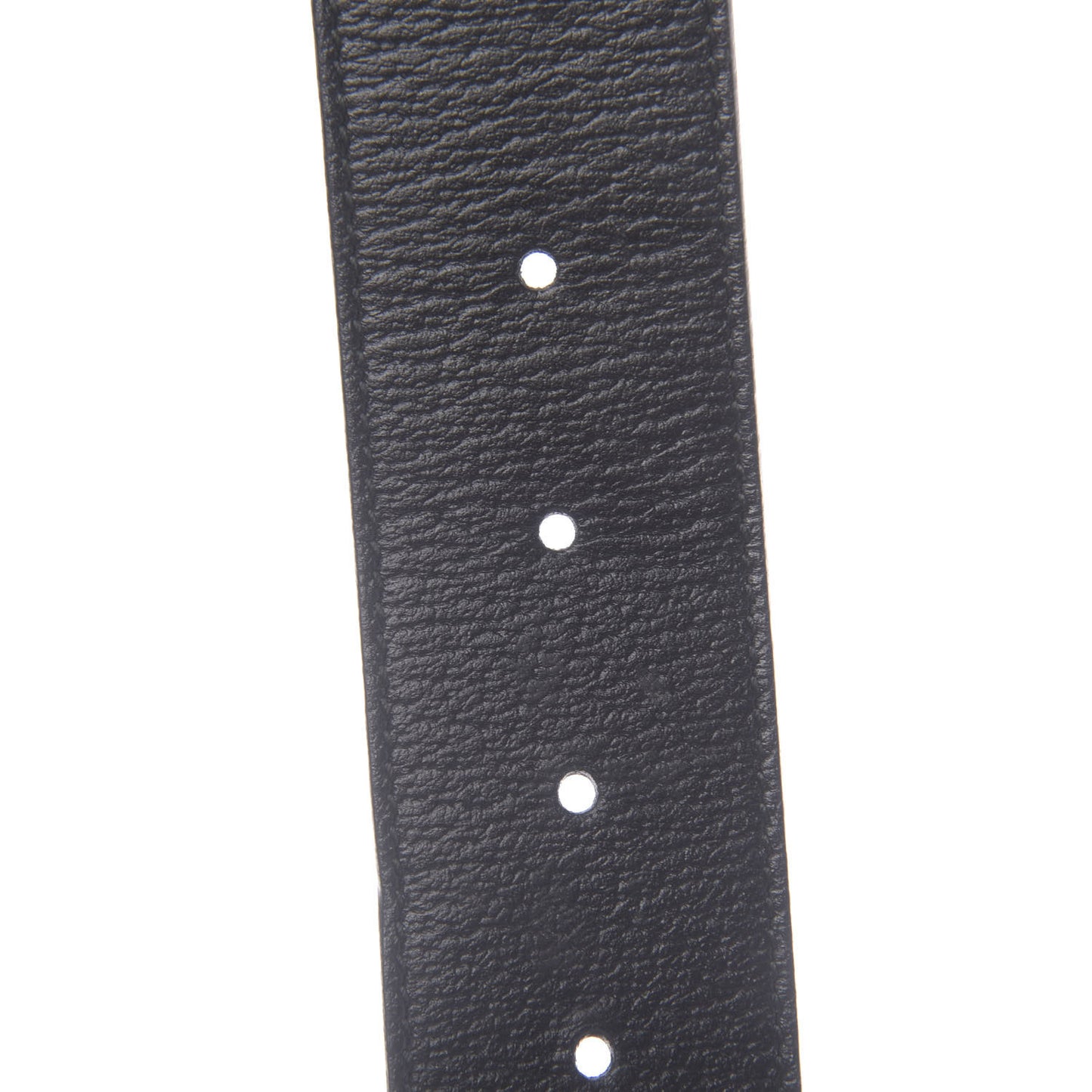 Textured Calfskin Double G 40mm Belt 75 30 Black