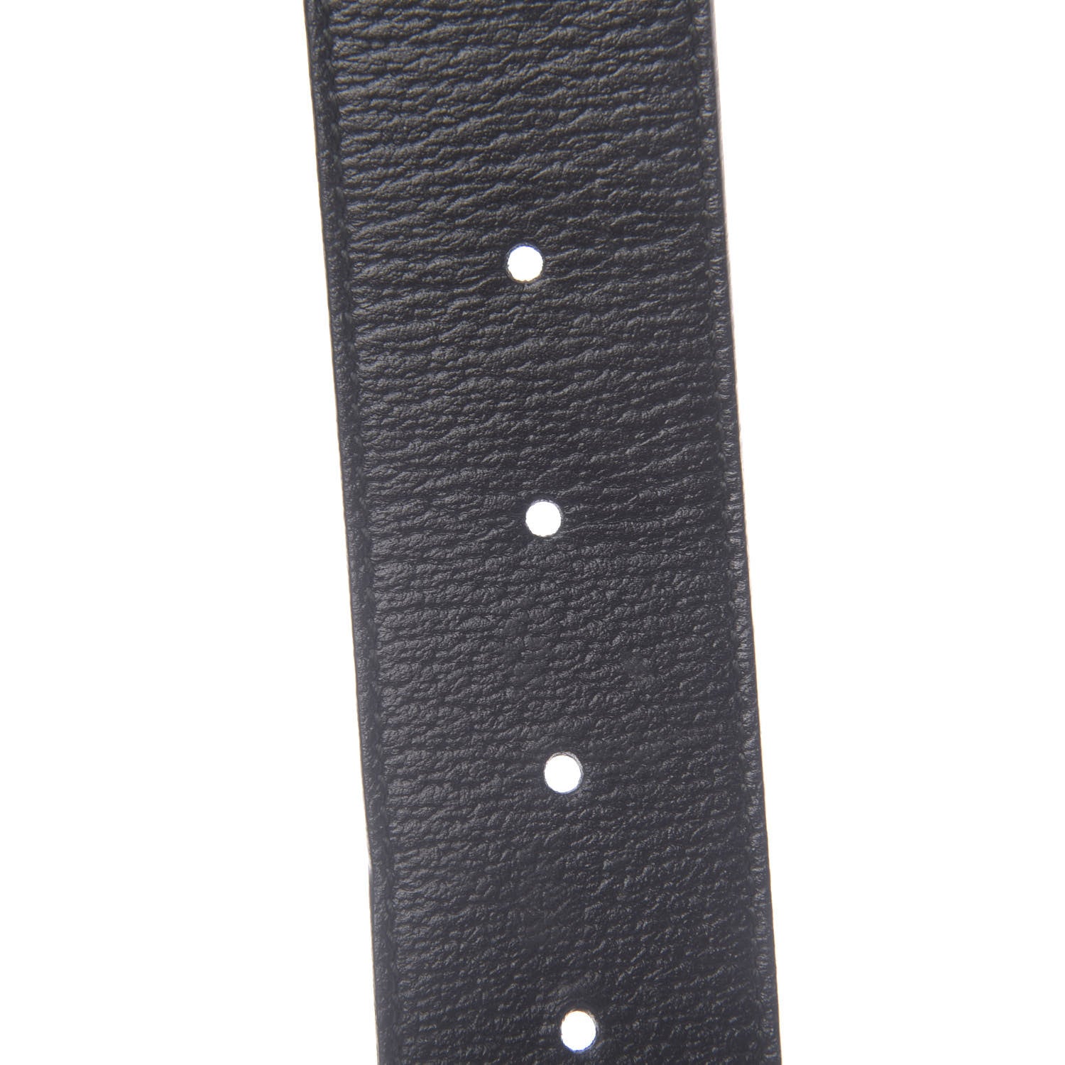 Gucci Textured Calfskin Double G 40mm Belt 75 30 Black 4 of 5