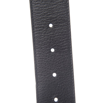 Gucci Textured Calfskin Double G 40mm Belt 75 30 Black 4 of 5