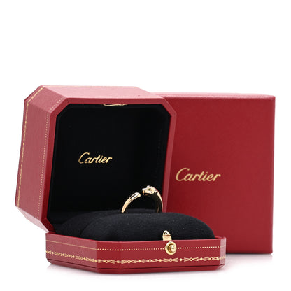 Cartier 18K Yellow Gold Tsavorite Onyx Panthere De Cartier Ring 54 7 6 of 6