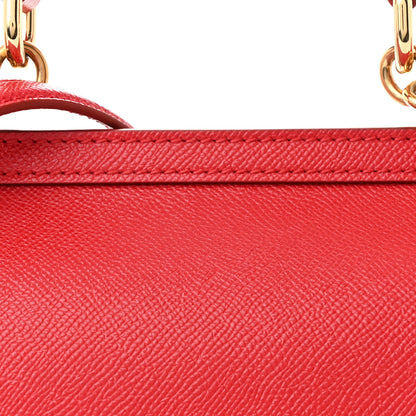 Dolce & Gabbana Dauphine Medium Miss Sicily Satchel Dark Red 8 of 10