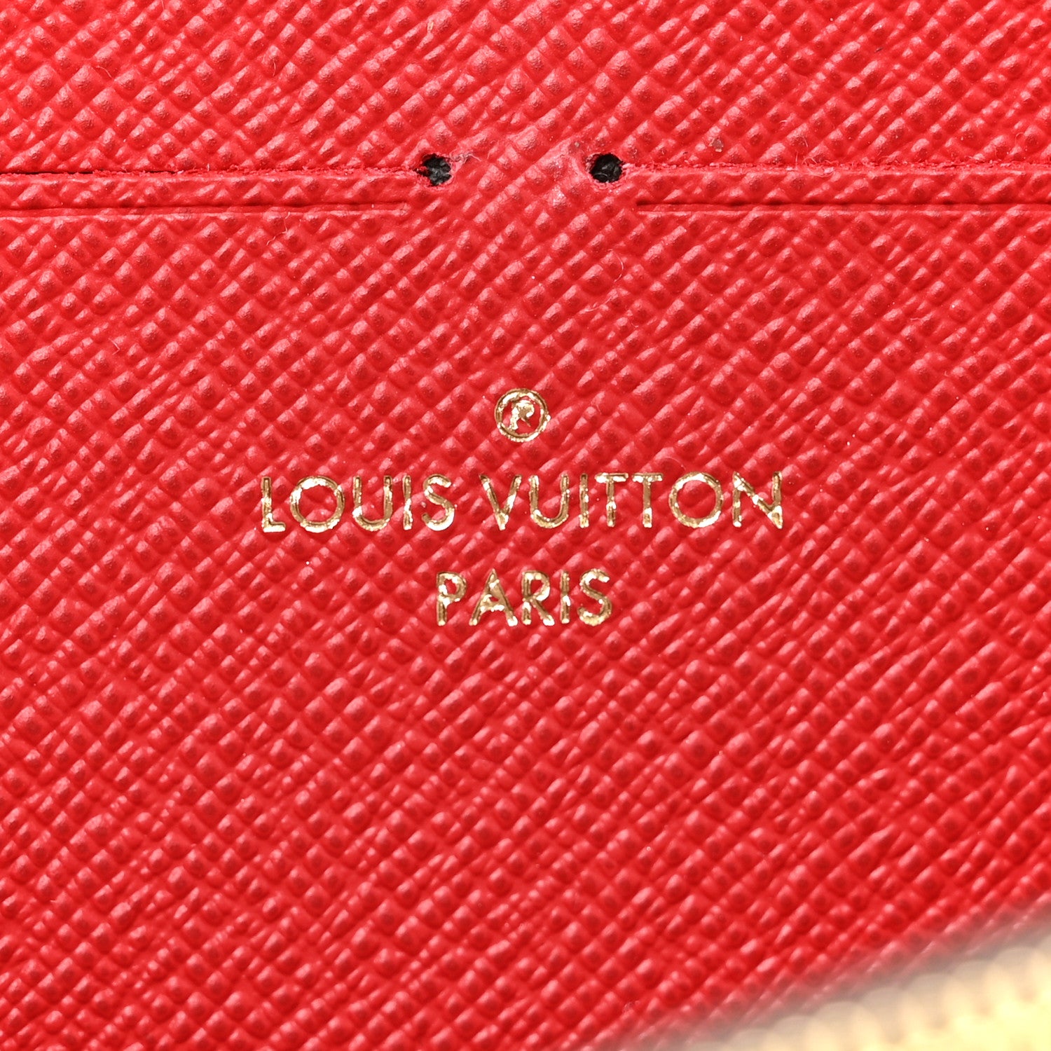 Louis Vuitton Damier Ebene Clemence Wallet Cherry 6 of 8