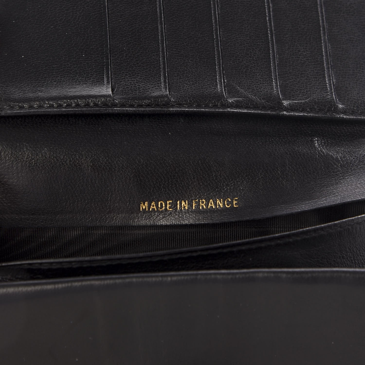 Chanel Caviar Timeless CC French Wallet Black 7 of 10