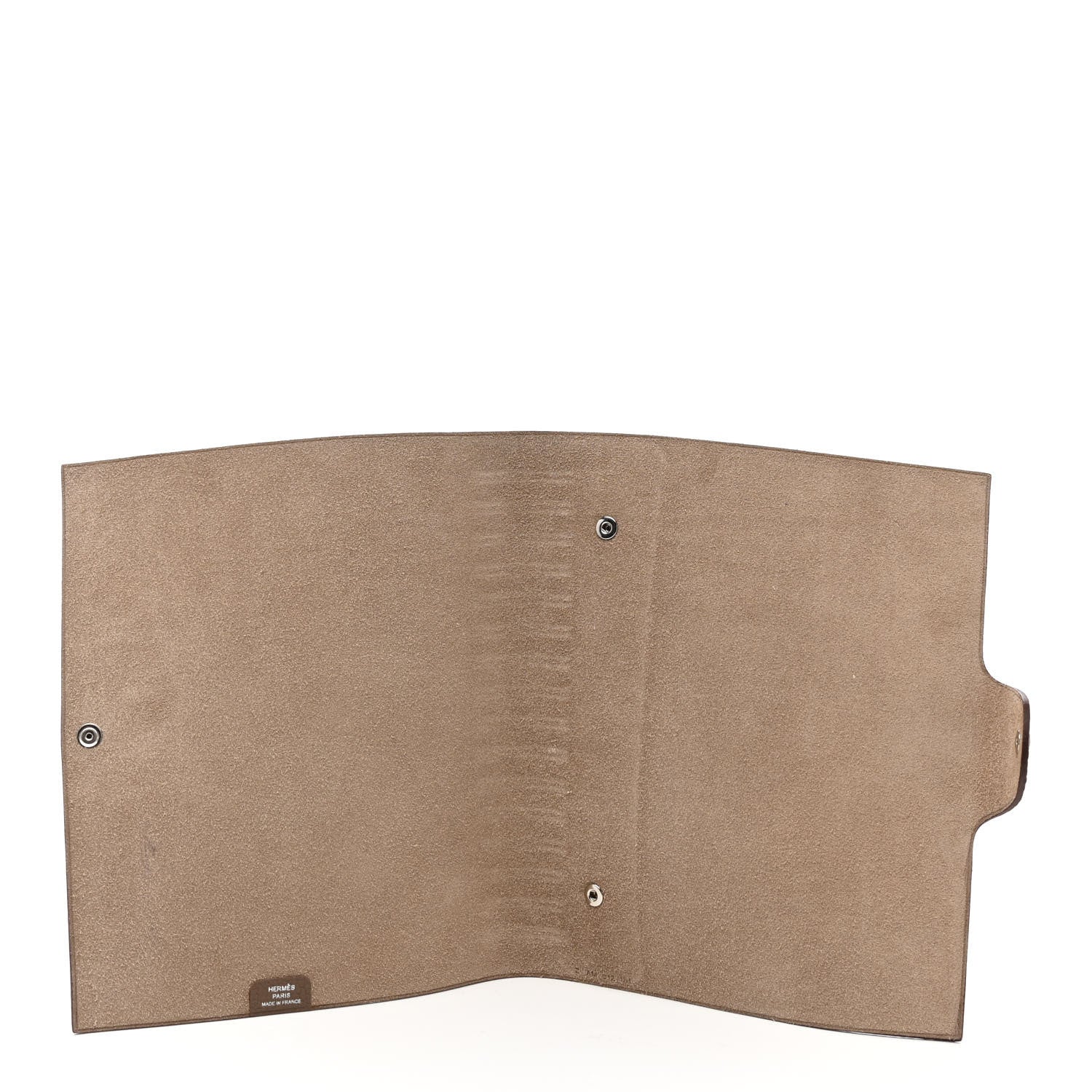 Hermes Togo Ulysse MM Notebook Cover Etoupe 5 of 7