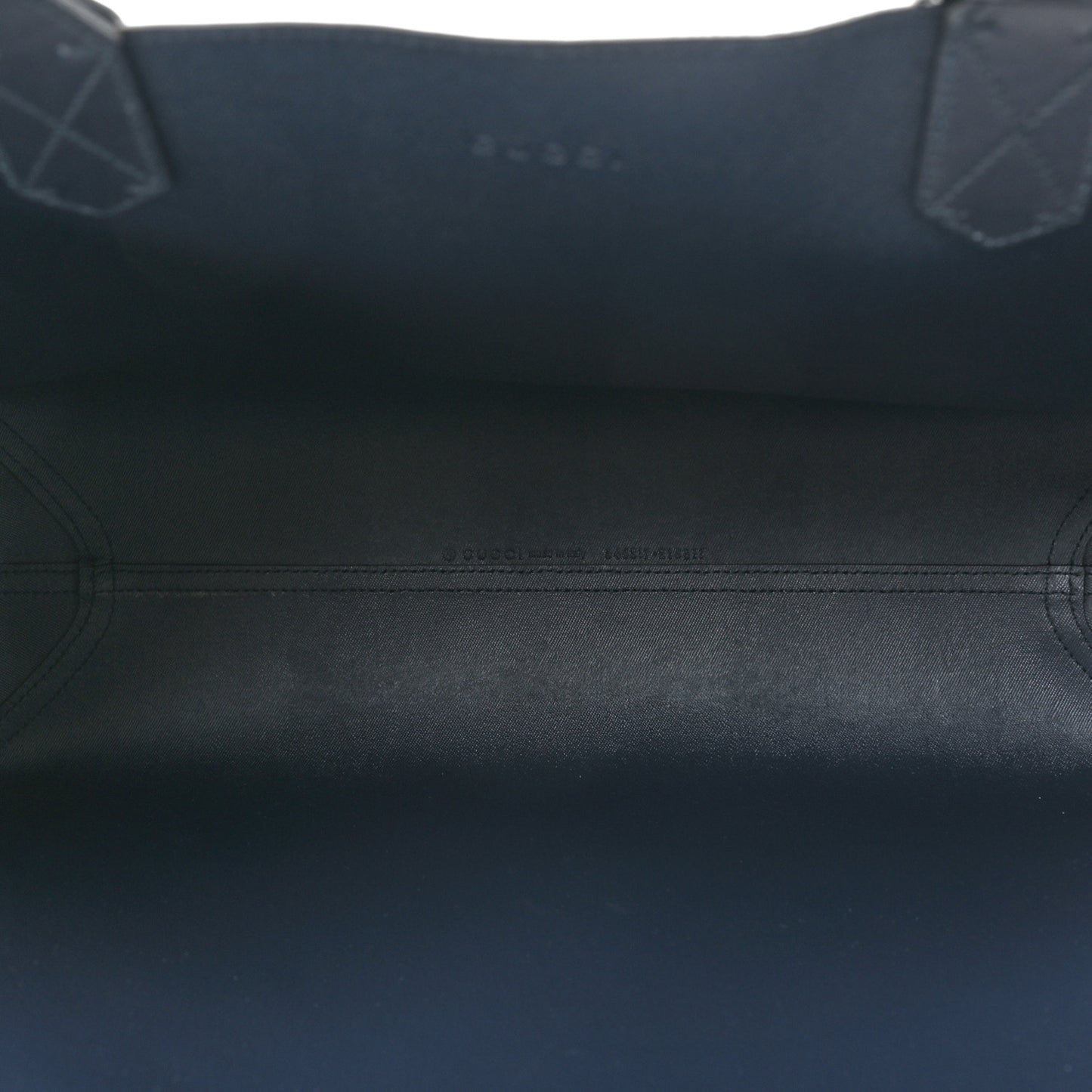 GG Supreme Monogram Blooms Medium Reversible Tote Beige Blue Navy