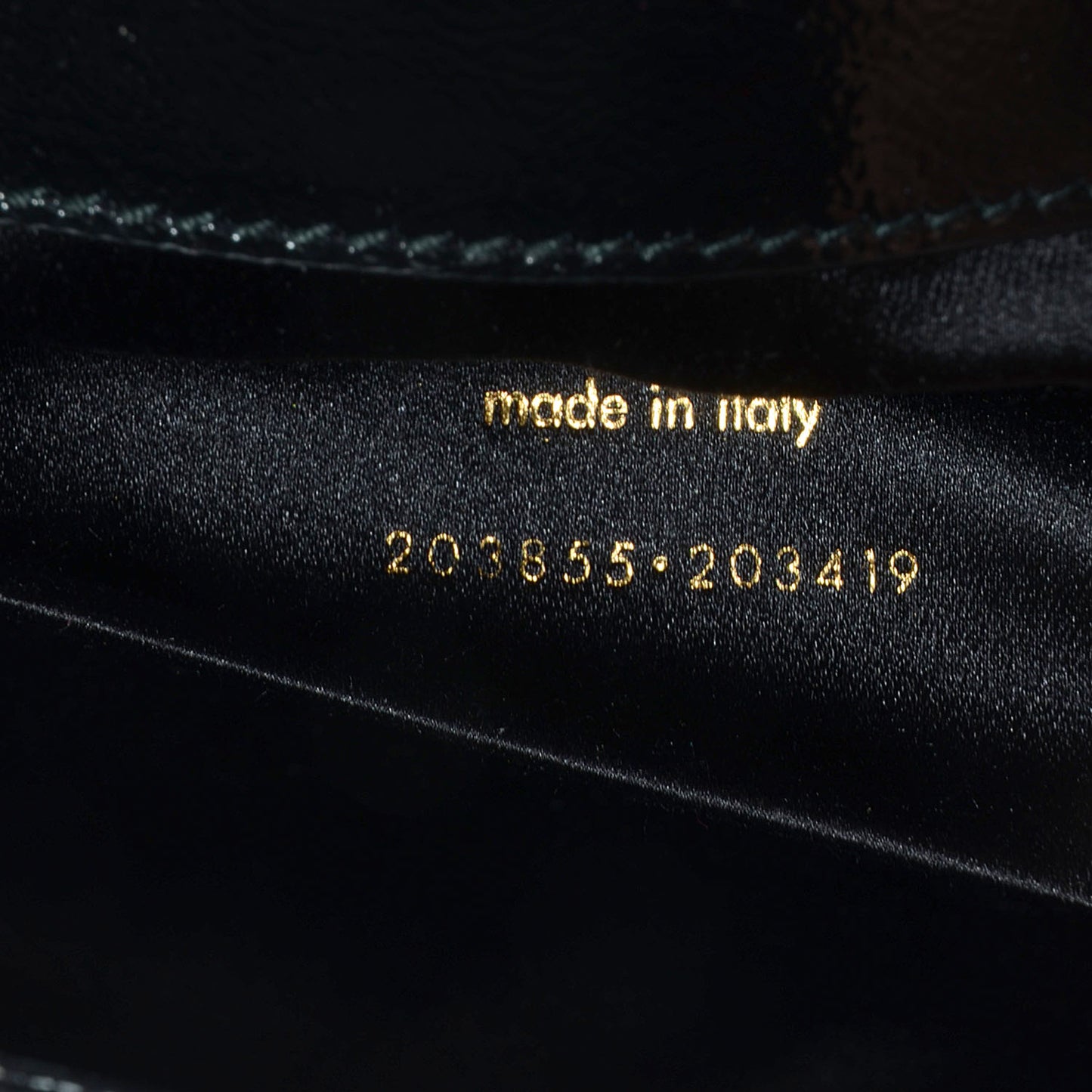 Textured Patent Monogram Large Belle De Jour Clutch Black