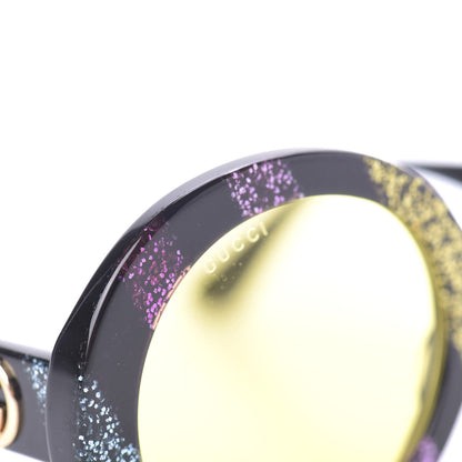 Gucci Acetate Round Glitter GG0319S Sunglasses Rainbow 10 of 11