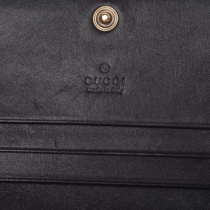 Gucci Calfskin Matelasse GG Marmont Card Case Wallet Black 6 of 10