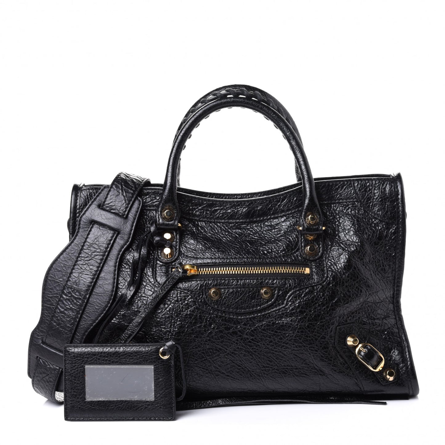 Agneau Classic Gold Hardware S City Black