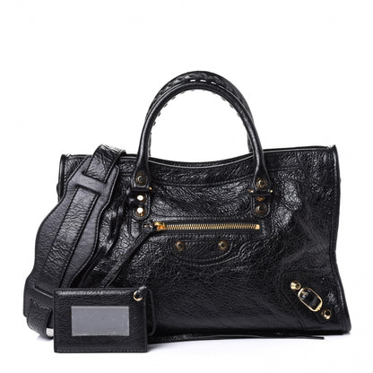 Balenciaga Agneau Classic Gold Hardware S City Black 1 of 4