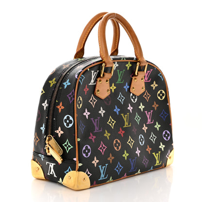 Louis Vuitton Monogram Multicolor Trouville Black 3 of 9