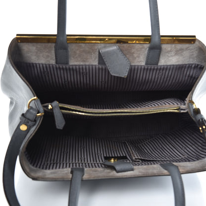Fendi Vitello Elite Flamingo Regular 2Jours Tote Grigio Grigio Chiaro 5 of 16