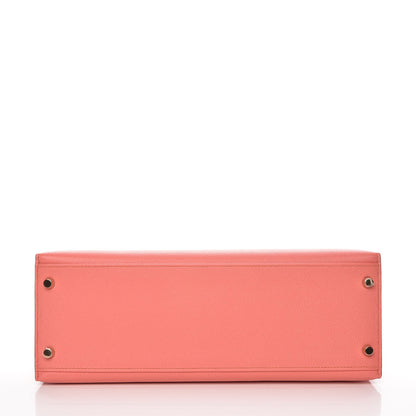 Hermes Epsom Kelly Sellier 32 Flamingo 7 of 32