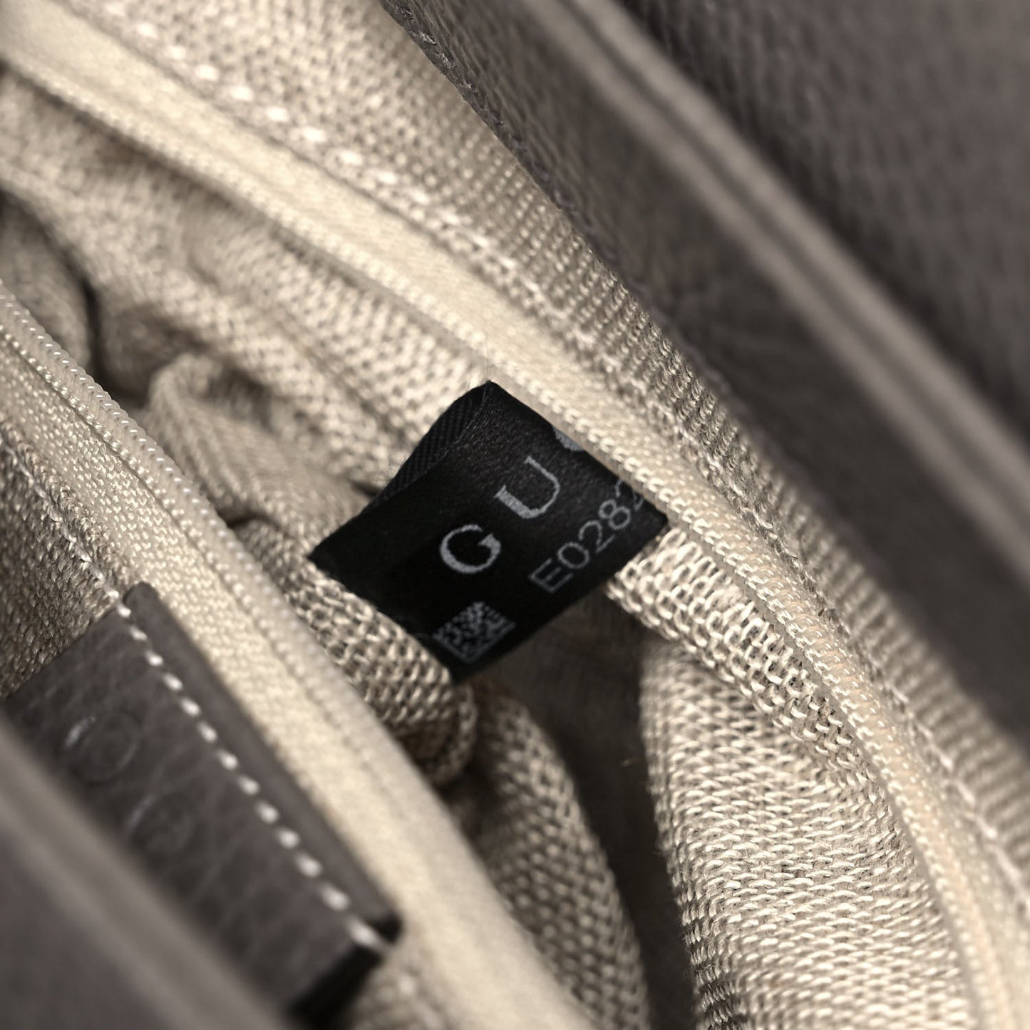 Dollar Calfskin Interlocking G Top Handle Shoulder Bag Loess