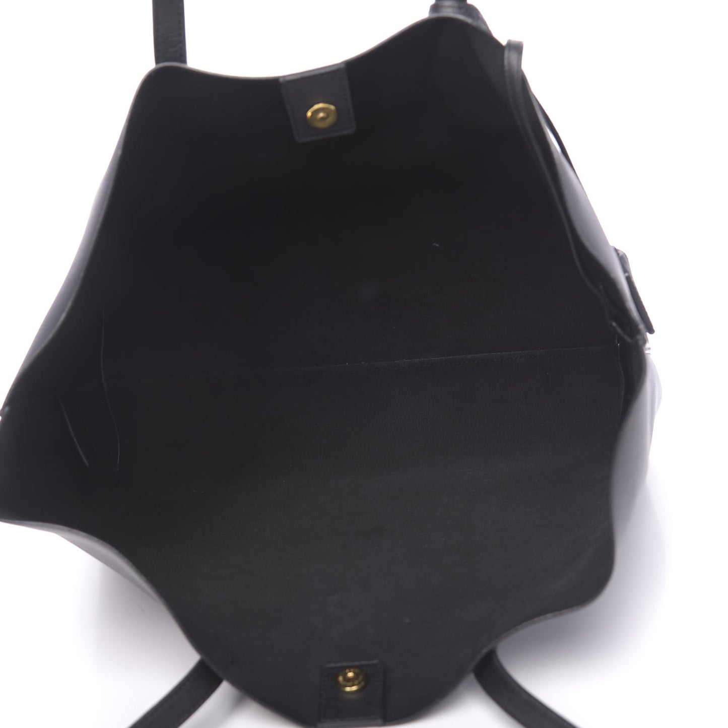 Calfskin Large Shopping Tote Black