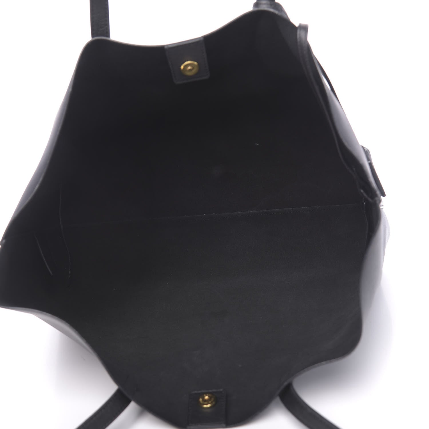 Saint Laurent Calfskin Large Shopping Tote Black 5 of 14