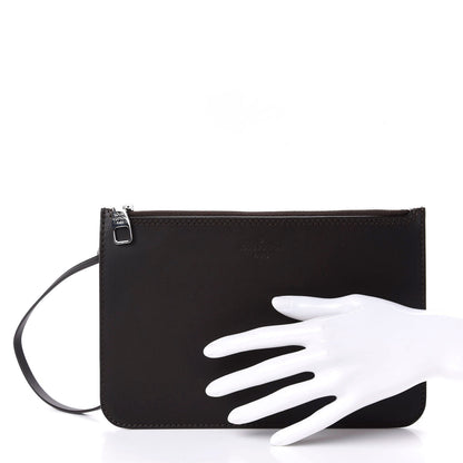 Louis Vuitton Calfskin Hina Pochette MM Brown 4 of 12