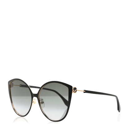 Fendi Cat Eye F is Fendi Sunglasses FF 0395/F/S Black 1 of 7