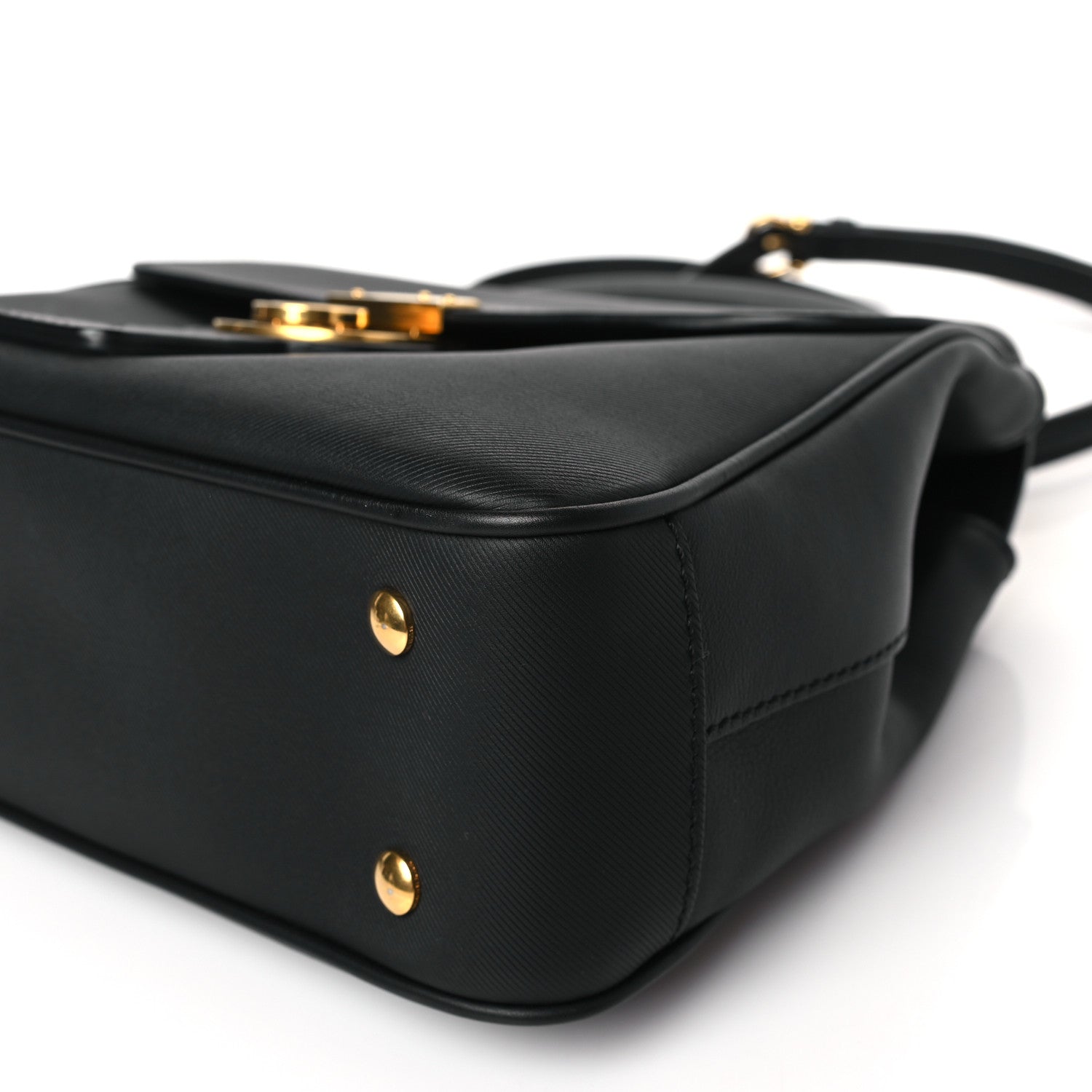 Burberry Trench Calfskin Medium DK88 Top Handle Bag Black 8 of 8
