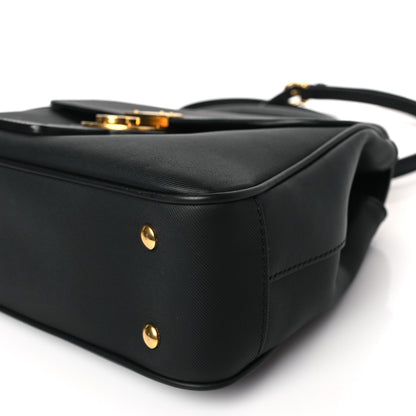 Burberry Trench Calfskin Medium DK88 Top Handle Bag Black 8 of 8