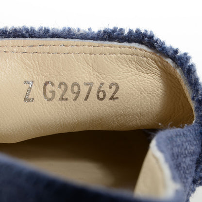 Chanel Denim Canvas Espadrilles 41 Blue Noir 6 of 7