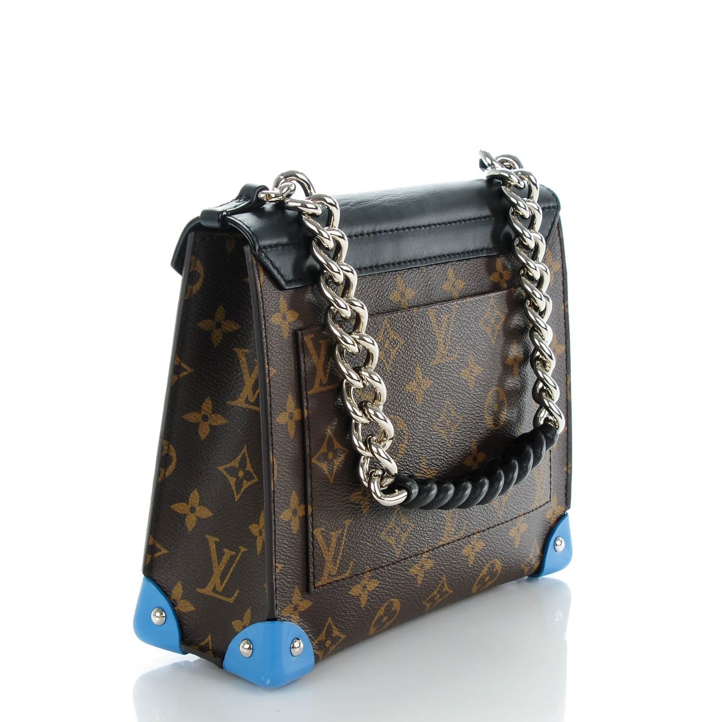 Monogram Tribal Chain Mask Pochette GM Black