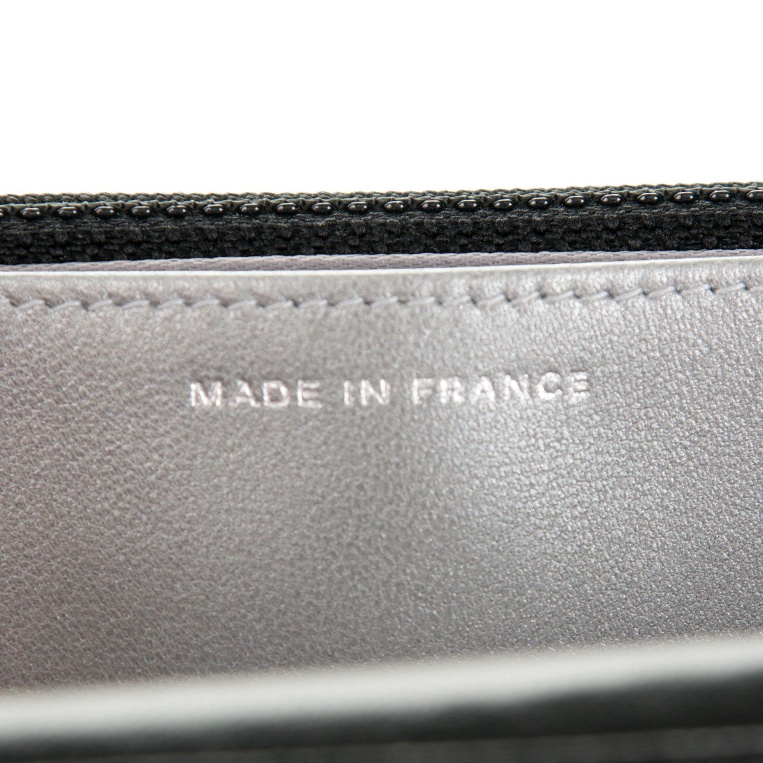 Chanel Lambskin Camellia Embossed Wallet On Chain WOC Black 7 of 8
