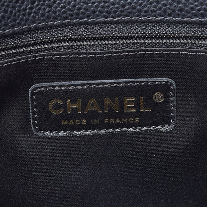Chanel Caviar Quilted Grand Shopping Tote GST Black 6 of 8