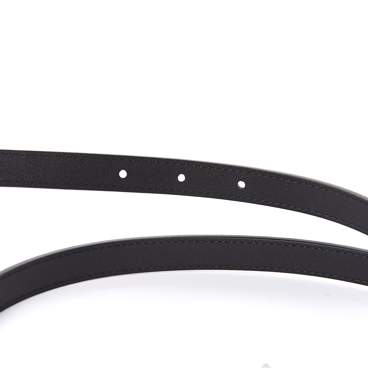 Gucci Skipper Calfskin Enamel Bee 15mm Belt 90 36 Black 4 of 5