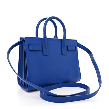 Saint Laurent Calfskin Nano Sac De Jour Royal Blue 3 of 11