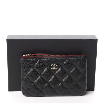 Chanel Caviar Quilted Small Cosmetic Case Black 8 of 8