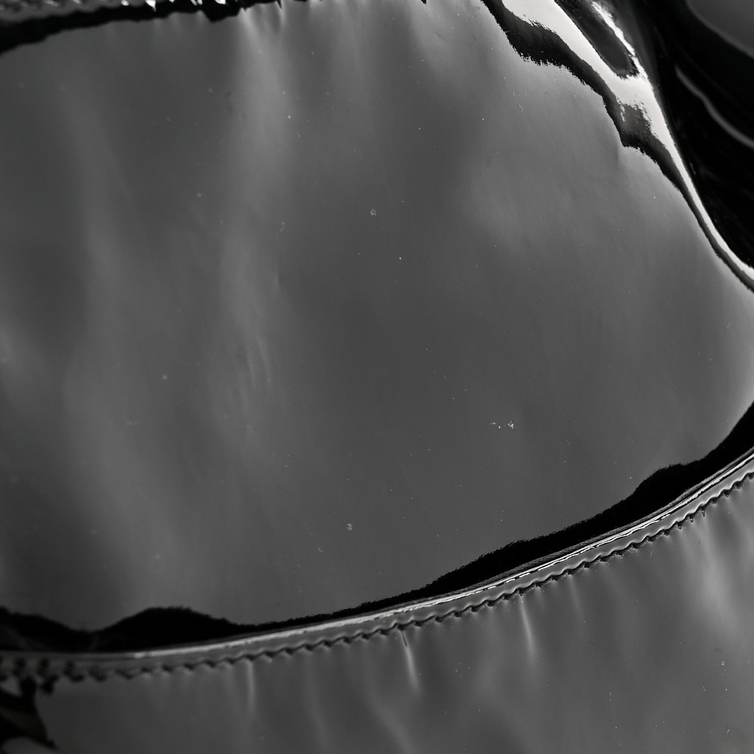 Chanel Patent Camellia Shoulder Bag Black 11 of 18