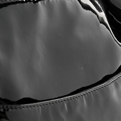 Chanel Patent Camellia Shoulder Bag Black 11 of 18