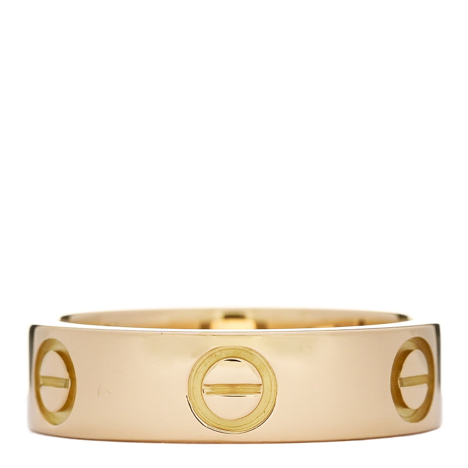 Cartier 18K Yellow Gold 5.5mm LOVE Ring 56 7.5 1 of 5