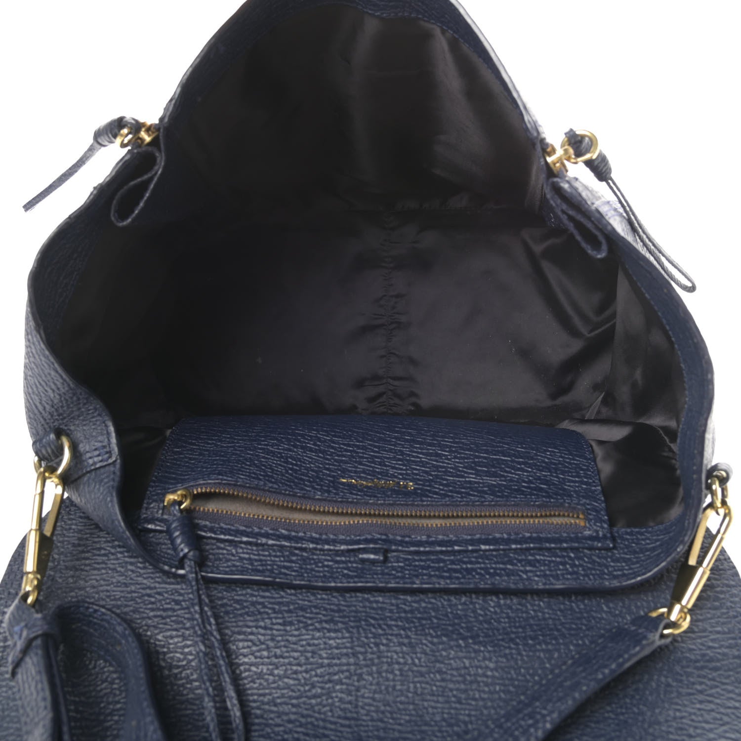 3.1 Phillip Lim Textured Calfskin Large Pashli Satchel Ink 5 of 17