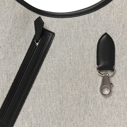Hermes Canvas Swift Arcon Ecru Black 6 of 9