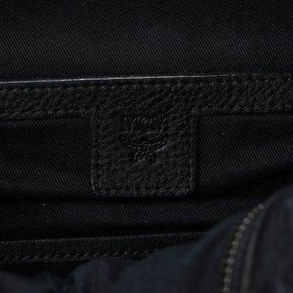 MCM Calfskin Ottomar Small Stark Backpack Black 6 of 11