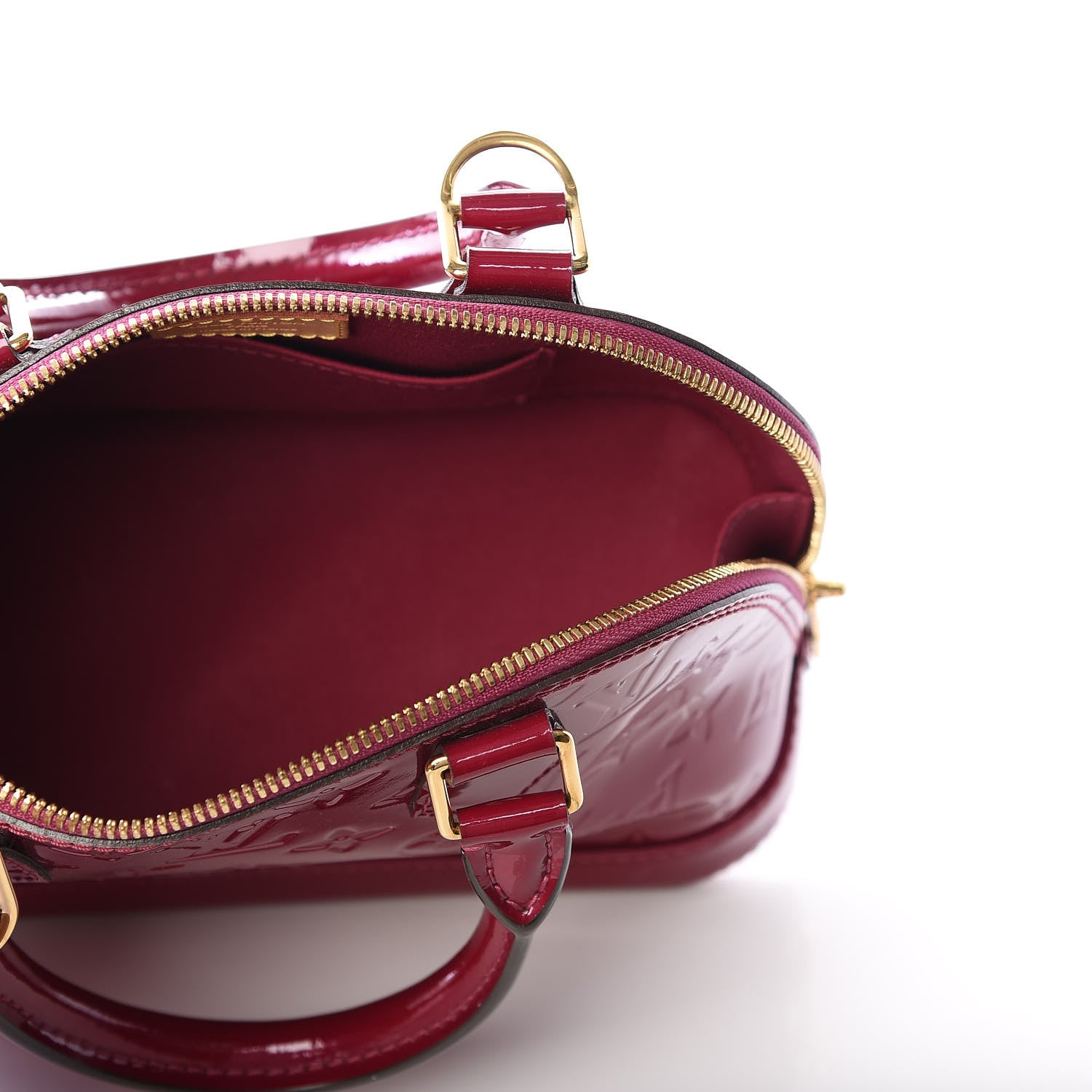Louis Vuitton Vernis Alma BB Magenta 4 of 8