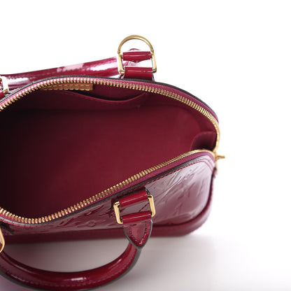 Louis Vuitton Vernis Alma BB Magenta 4 of 8