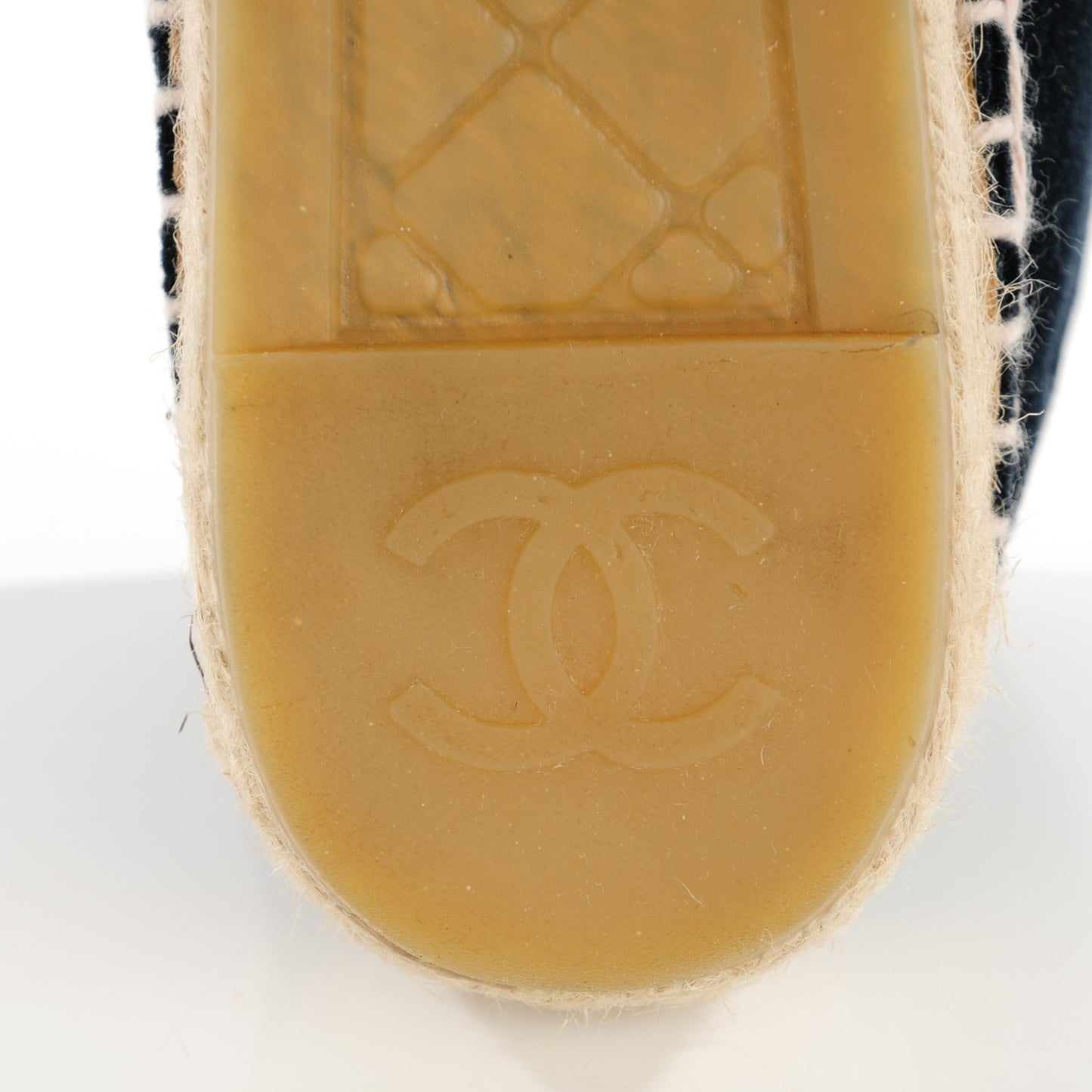 Velvet CC Espadrilles 35 Navy Black