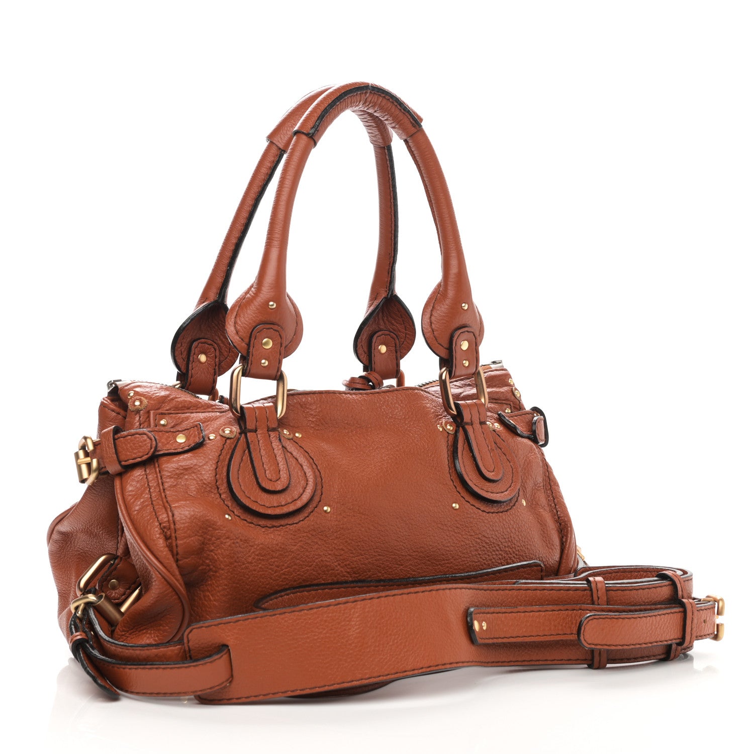 Chloe Calfskin Medium Paddington Satchel Tan 3 of 10