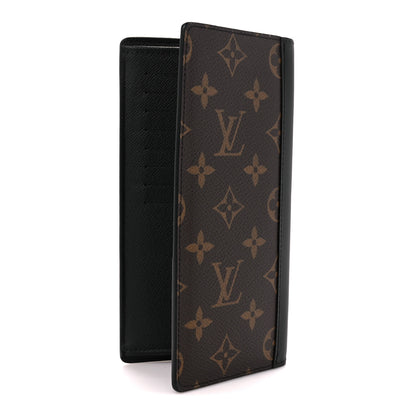 Louis Vuitton Monogram Macassar Brazza Wallet 3 of 14