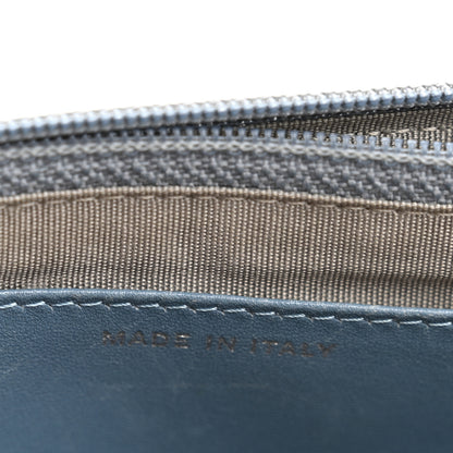 Chanel Caviar Half Moon Wallet On Chain WOC Light Blue 7 of 11