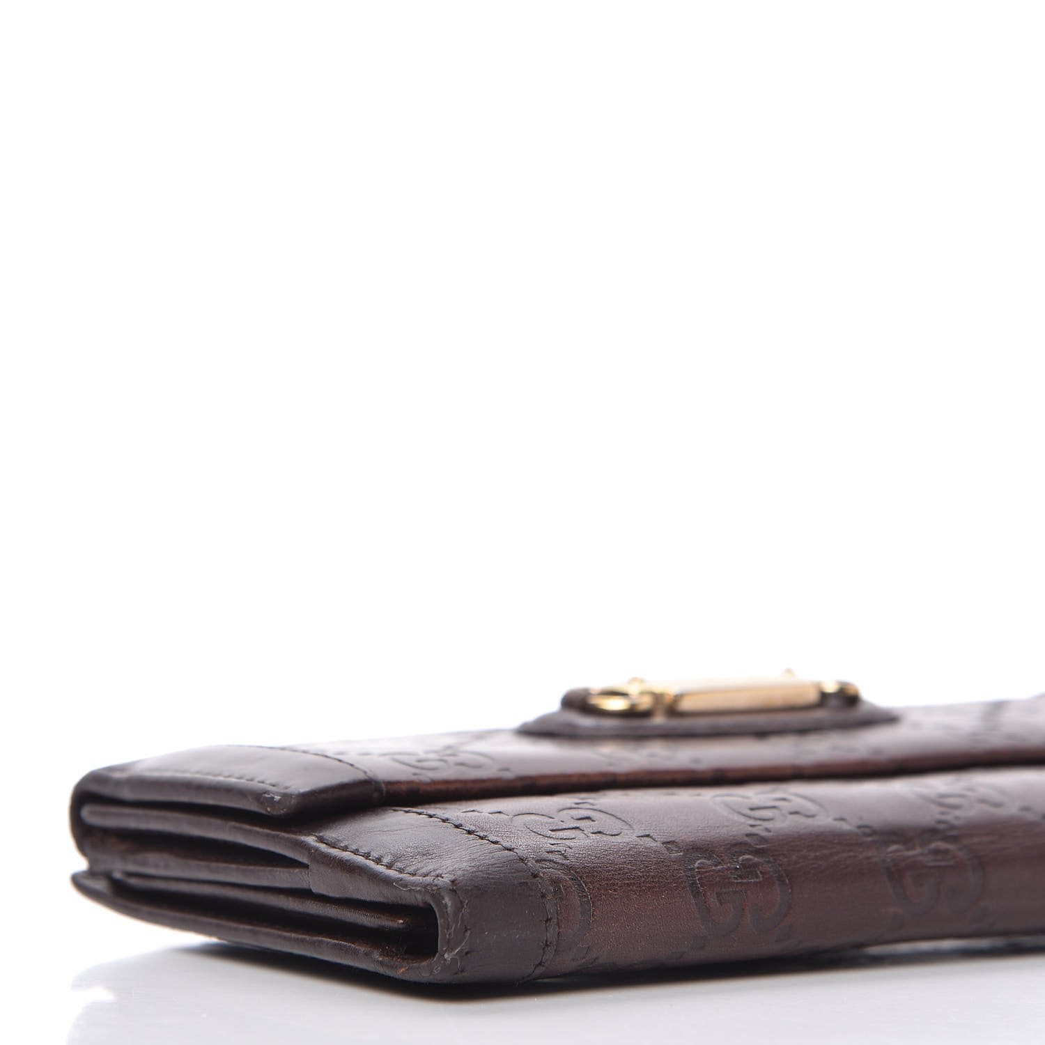 Gucci Guccissima Punch Continental Flap Wallet Brown 6 of 10